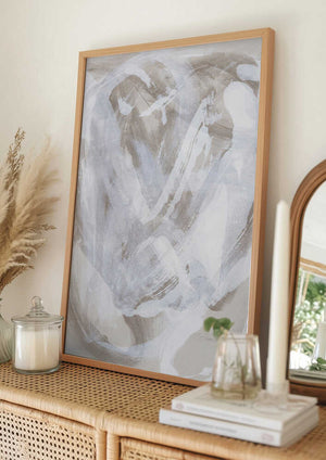 Tablou înramat „Abstract Brush Strokes 146” de Mareike Böhmer