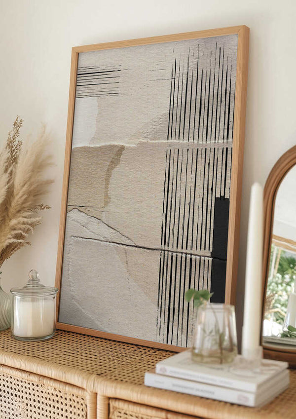 Tablou înramat „Paper Abstract” de Dan Hobday