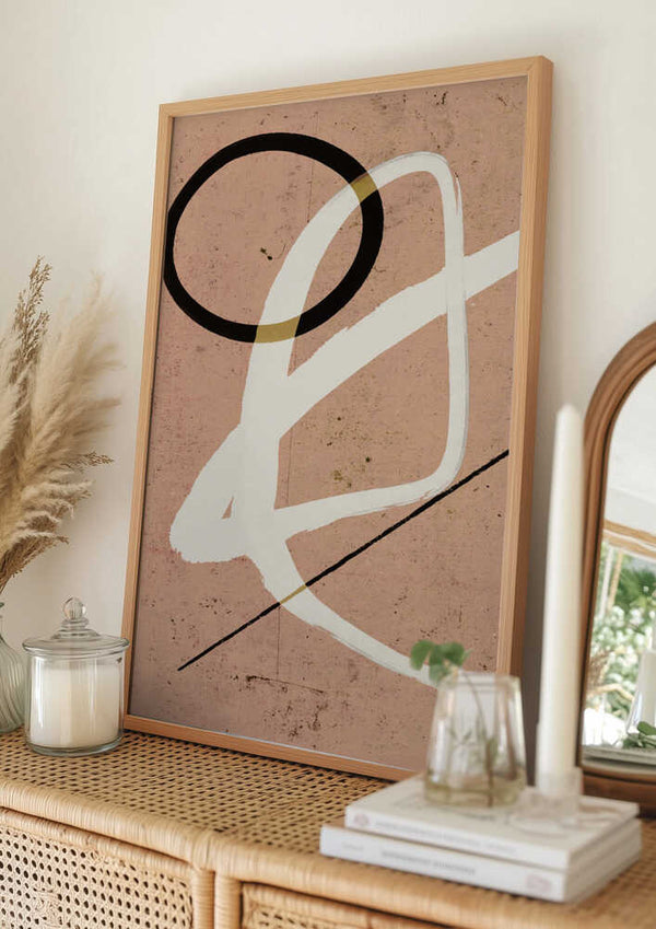 Tablou înramat „Abstract Paths” de Treechild