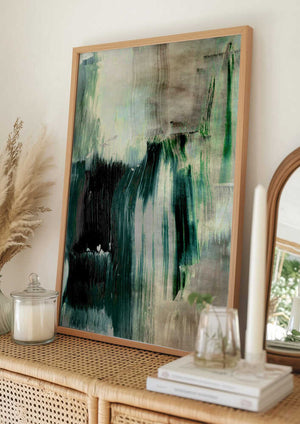 Tablou înramat „Verde 3” de Dan Hobday