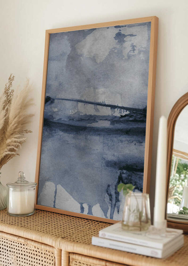 Tablou înramat „Blu 2” de Dan Hobday