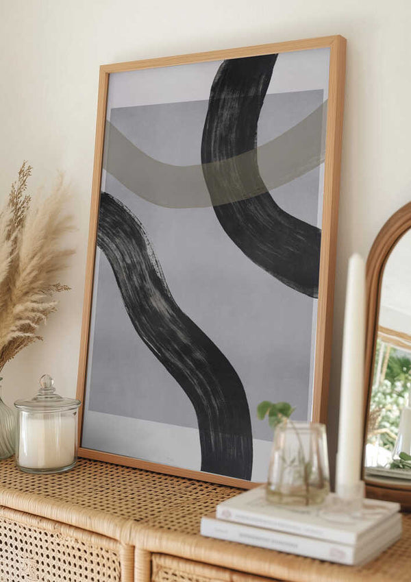 Tablou înramat „Lines and Shapes 2” de Mareike Böhmer