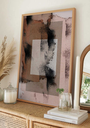 Tablou înramat „Abstract Brush Strokes 17y” de Mareike Böhmer