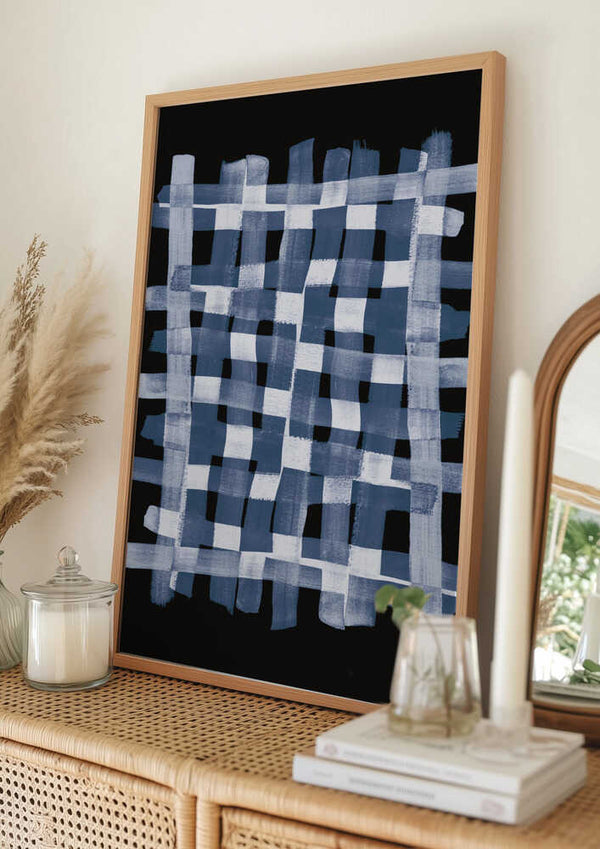 Tablou înramat „The Grid 5X” de Mareike Böhmer