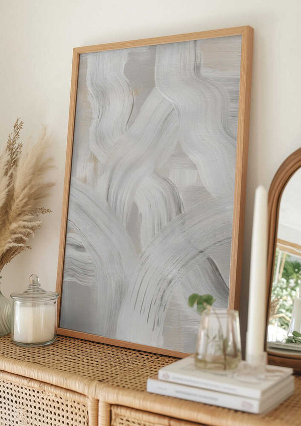 Tablou înramat „Abstract Brush Strokes 126” de Mareike Böhmer