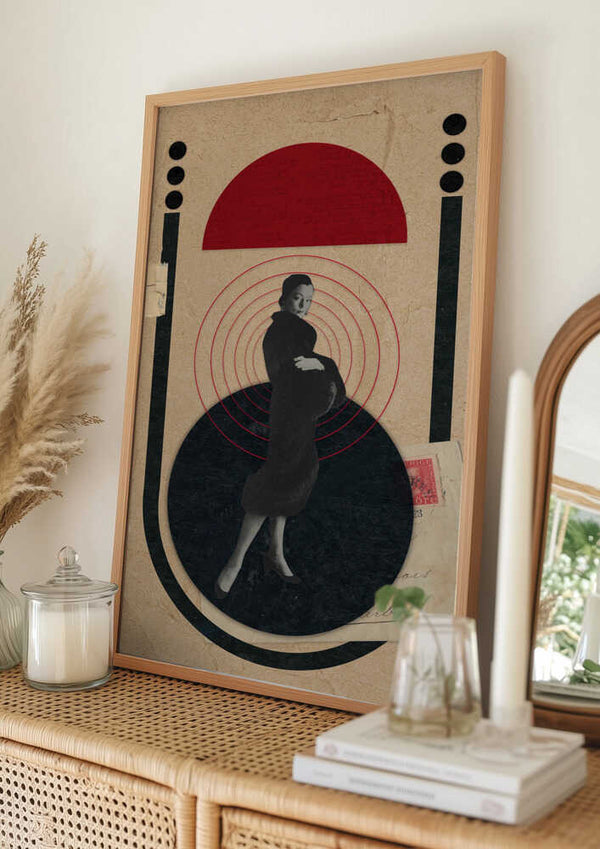 Tablou înramat „Me in the Middle” de Pia Lilenthal