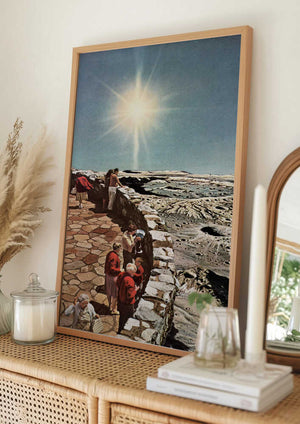 Tablou înramat „Crater Fields Viewing Area” de Mikhail Siskoff