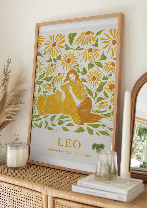 Tablou înramat „Jlr Leo Copy” de Jenny Liz Rome