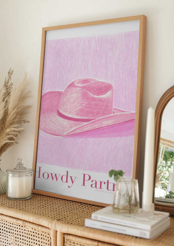 Tablou înramat „P&c Howdypartner Copy” de Jenny Liz Rome