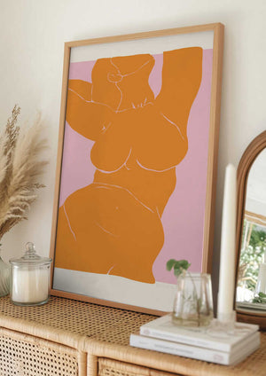 Tablou înramat „Pandc Figure2 Copy 2” de Jenny Liz Rome