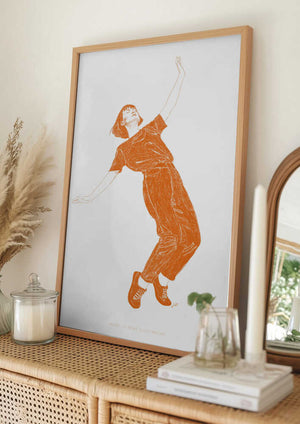 Tablou înramat „Jlr Dancing14 Copy 2” de Jenny Liz Rome