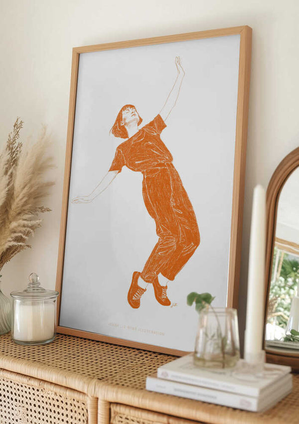 Tablou înramat „Jlr Dancing14 Copy 2” de Jenny Liz Rome