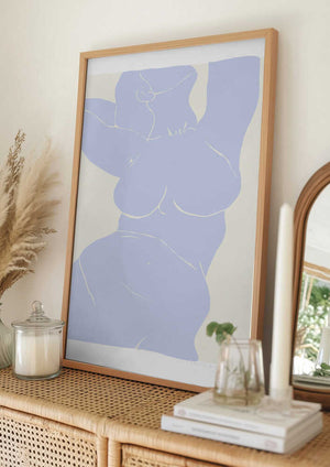Tablou înramat „P&c Figure#7 Copy 2” de Jenny Liz Rome