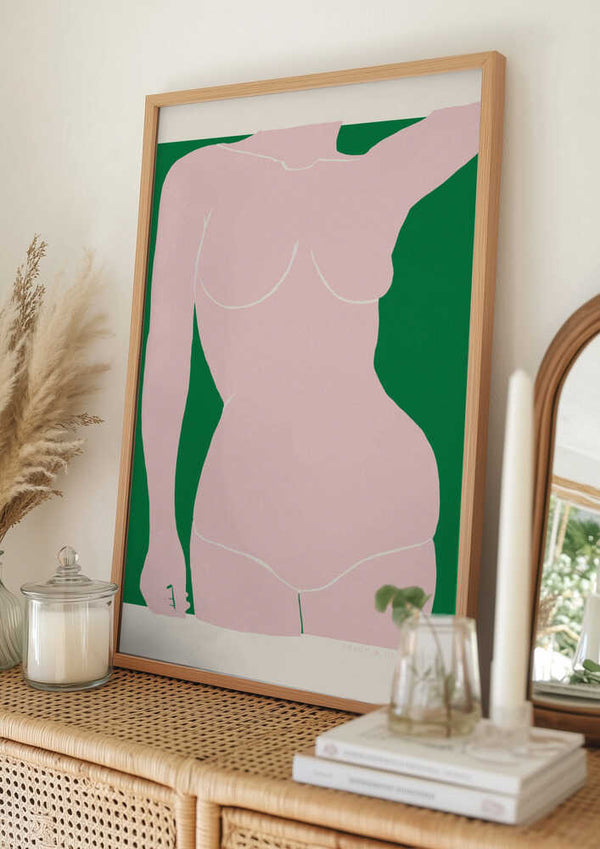 Tablou înramat „P&c Figure#3 Copy 2” de Jenny Liz Rome