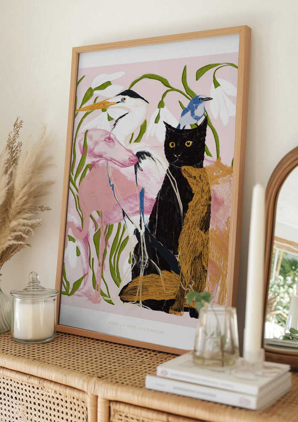 Tablou înramat „Jlr Collage2” de Jenny Liz Rome