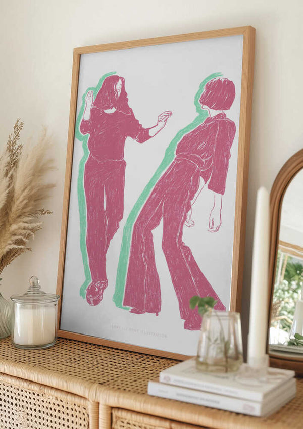 Tablou înramat „Jlr Dancing3 Copy” de Jenny Liz Rome