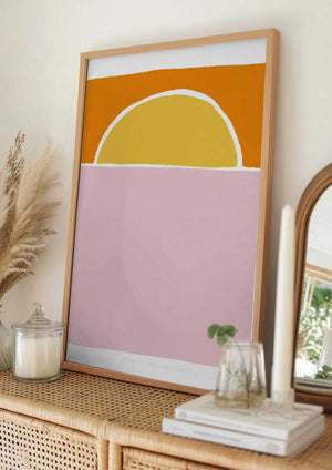Tablou înramat „Pandc Sunset Copy” de Jenny Liz Rome