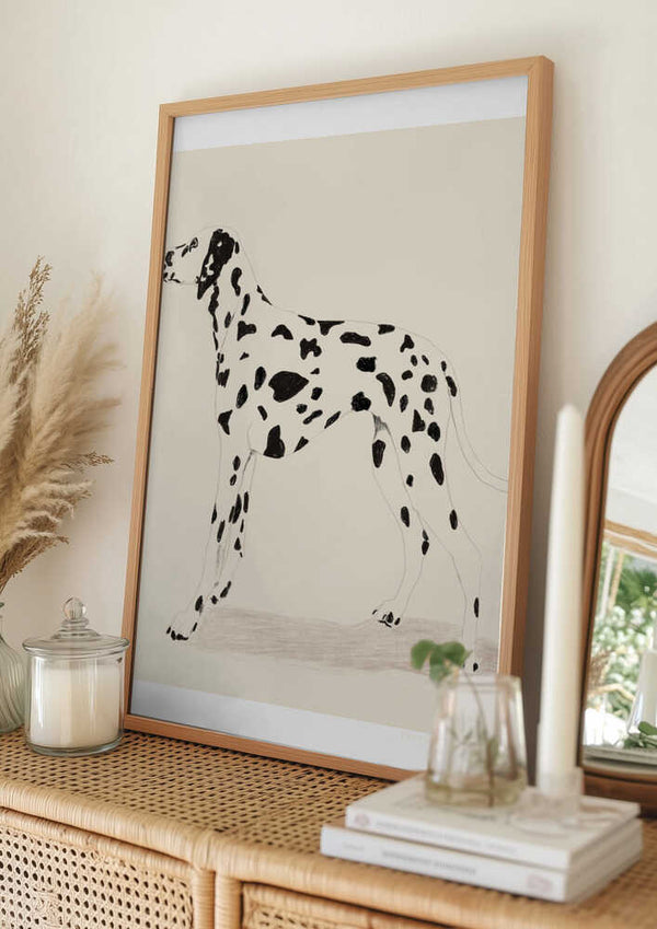 Tablou înramat „Pandc Dalmation” de Jenny Liz Rome