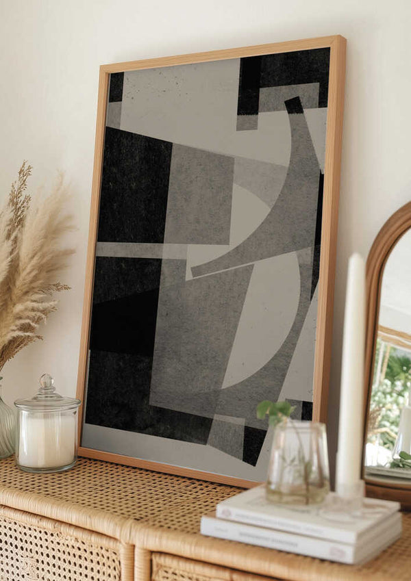 Tablou înramat „Geometric Shadows” de THE MIUUS STUDIO