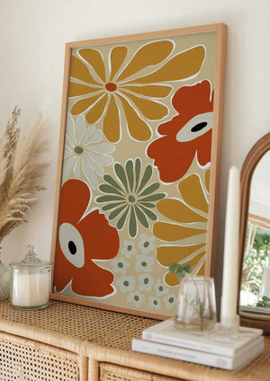 Tablou înramat „Vintage Vibes” de Miho Art Studio
