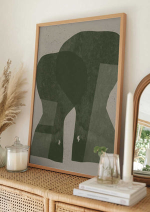 Tablou înramat „Muted Silhouettes” de THE MIUUS STUDIO