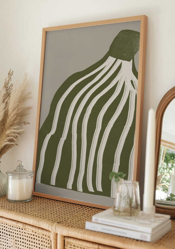 Tablou înramat „Modern Flower” de THE MIUUS STUDIO