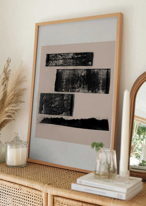 Tablou înramat „Textured Layers” de THE MIUUS STUDIO