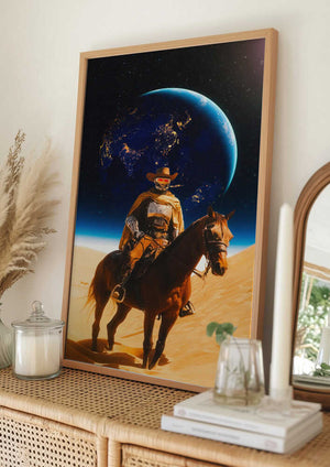 Tablou înramat „Space Cyborg” de Taudalpoi