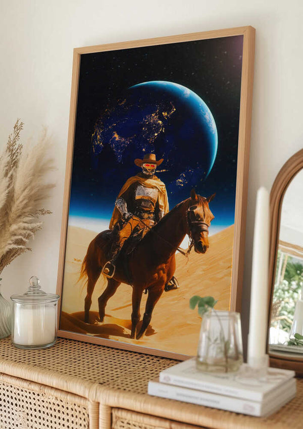 Tablou înramat „Space Cyborg” de Taudalpoi