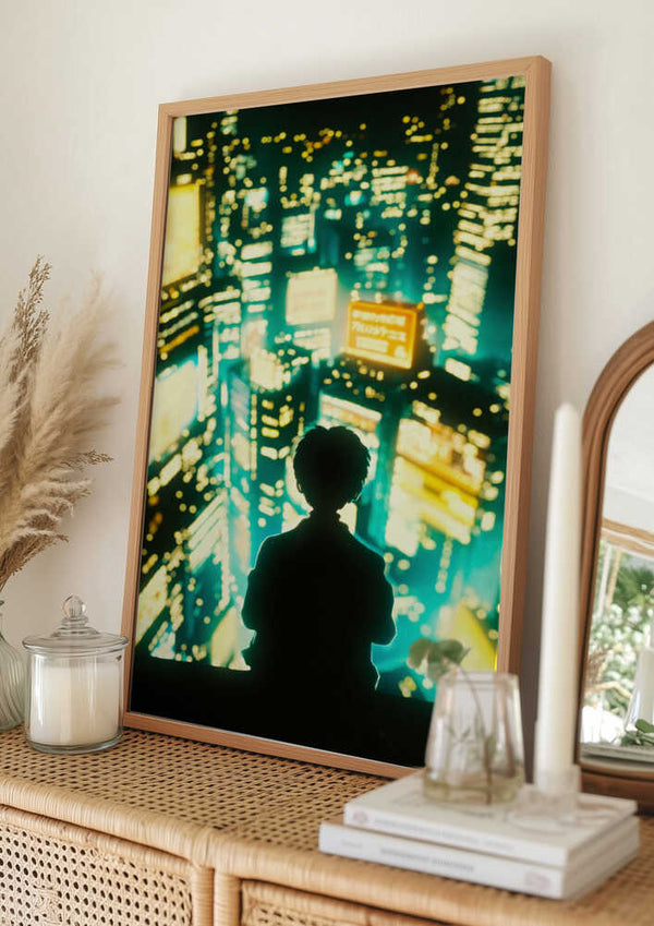 Tablou înramat „Overlooking Tokyo” de Taudalpoi