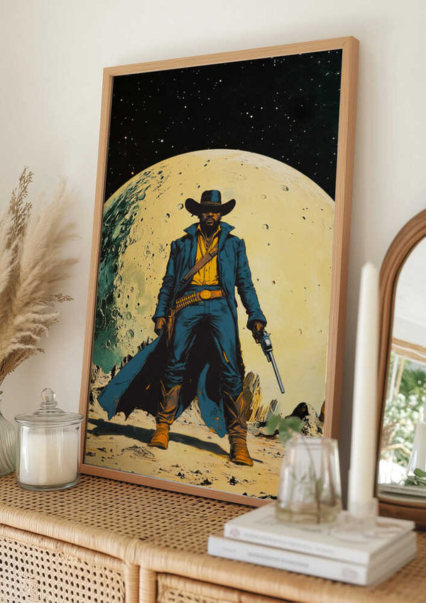 Tablou înramat „Cosmic Sheriff” de Taudalpoi