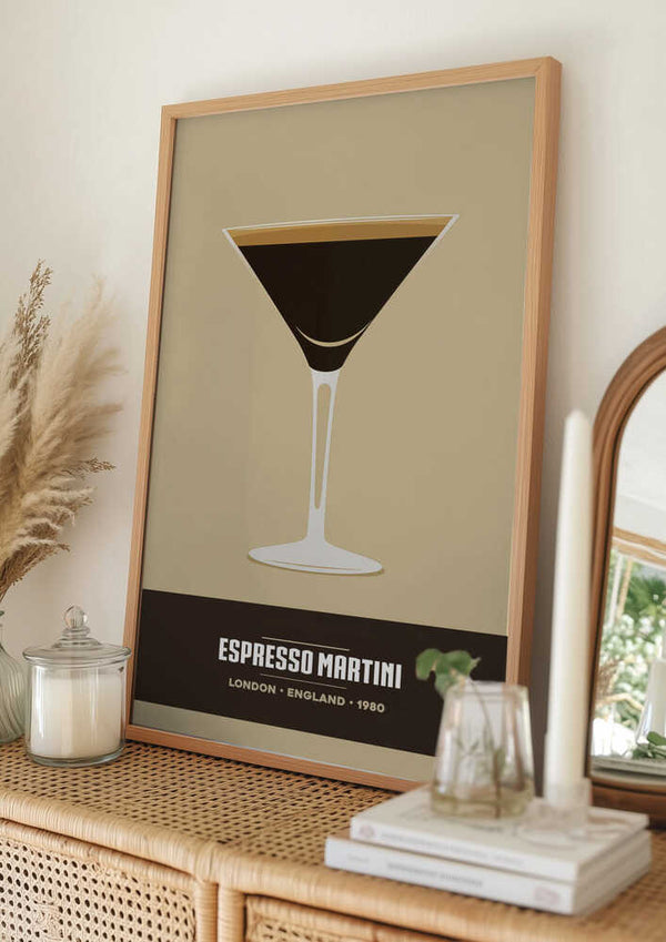 Tablou înramat „Espresso Martini” de Andreas Magnusson