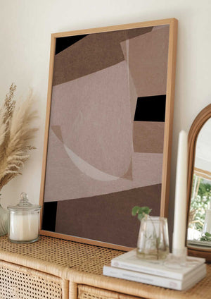 Tablou înramat „Collage Abstract” de Dan Hobday