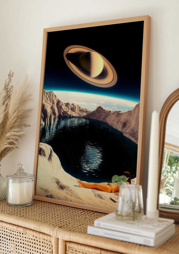 Tablou înramat „Moon Pool” de Taudalpoi