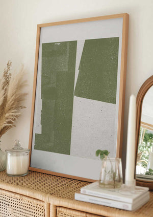Tablou înramat „Muted Geometrics” de THE MIUUS STUDIO