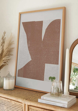 Tablou înramat „Earth Tones Harmony” de THE MIUUS STUDIO
