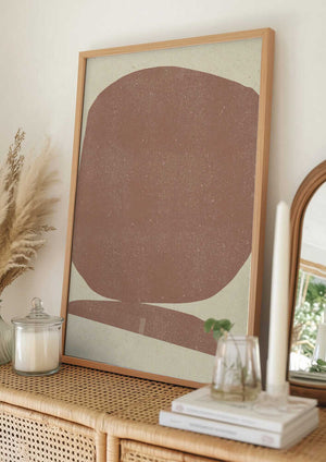Tablou înramat „Earthy Stone” de THE MIUUS STUDIO