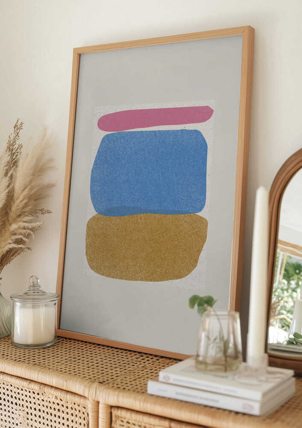 Tablou înramat „Color Harmony Trio” de THE MIUUS STUDIO