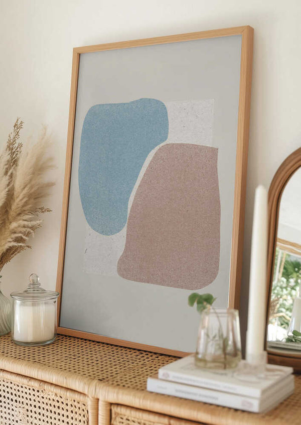 Tablou înramat „Soft Shapes Harmony” de THE MIUUS STUDIO