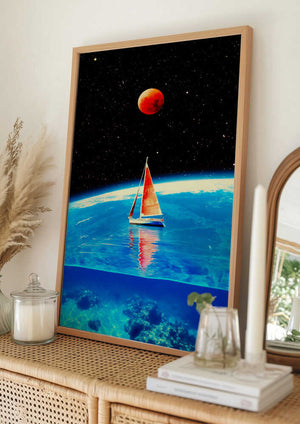 Tablou înramat „Sailboat 1” de Taudalpoi