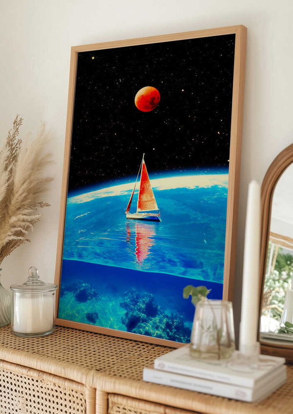 Tablou înramat „Sailboat 1” de Taudalpoi