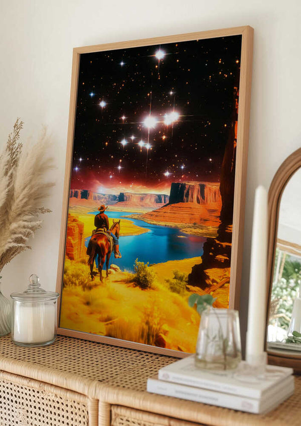 Tablou înramat „The Cosmic Frontier” de Taudalpoi