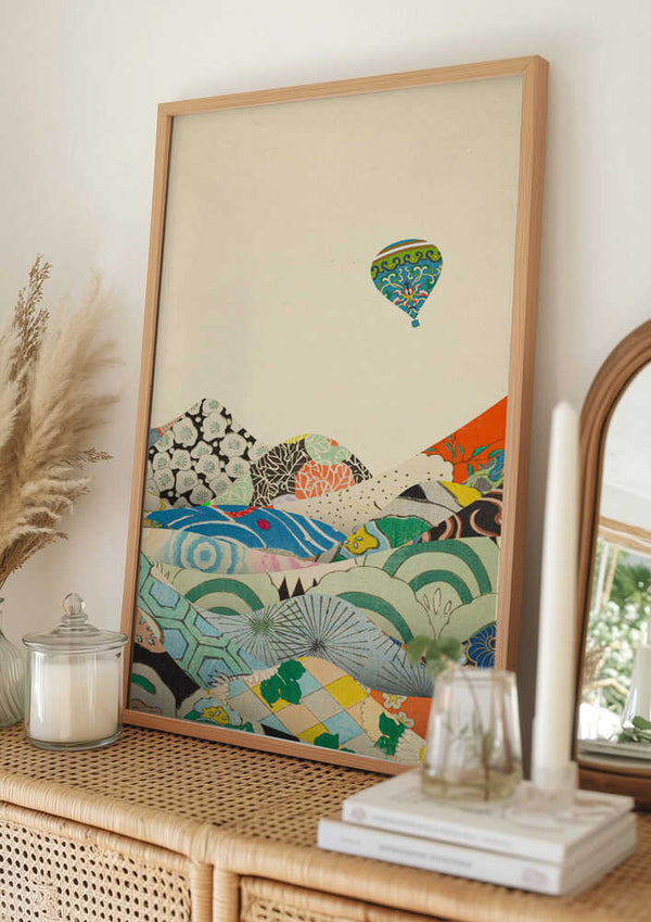 Tablou înramat „Landscape Pattern #1” de Taudalpoi