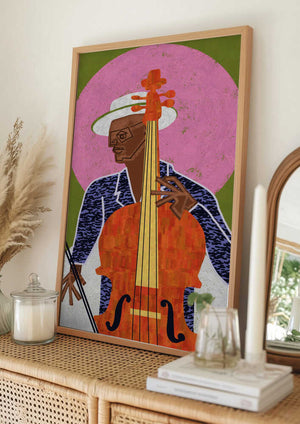 Tablou înramat „MUSICIAN GUY VII” de Gulcihan Ozguc