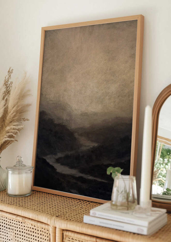 Tablou înramat „Highland River” de Dan Hobday