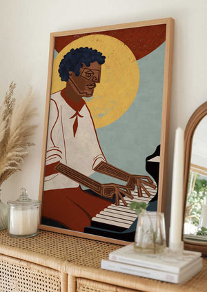 Tablou înramat „MUSICIAN GUY VIII” de Gulcihan Ozguc