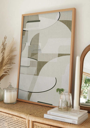 Tablou înramat „Neutral Curves 1” de cartissi