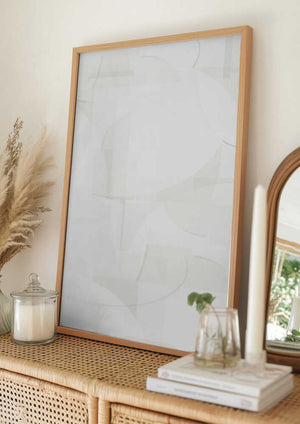 Tablou înramat „Neutral Curves 5” de cartissi