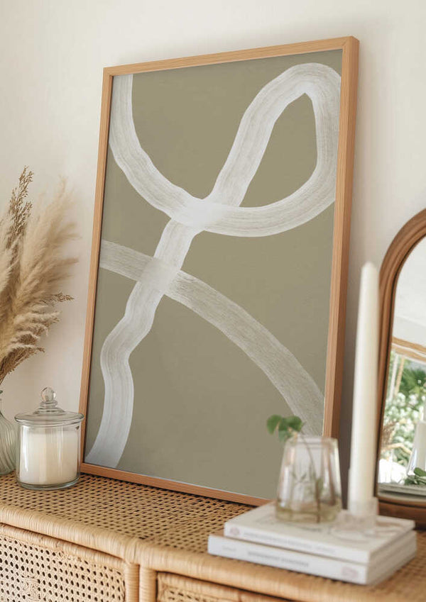 Tablou înramat „Fluid Pathways” de Treechild