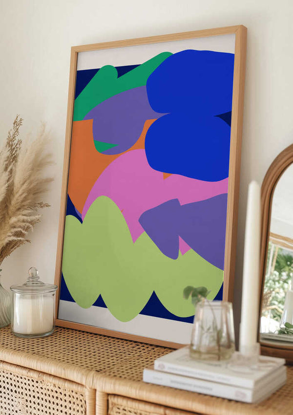 Tablou înramat „HARMONIE VISUELLE” de RS LAB STUDIO